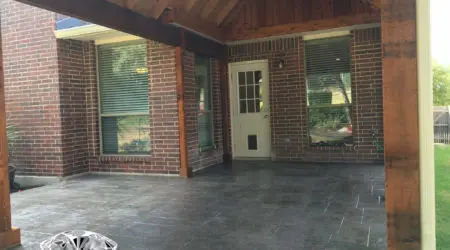 Stamped Concrete Patio