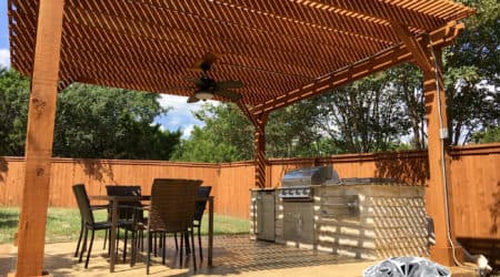 Backyard pavilion