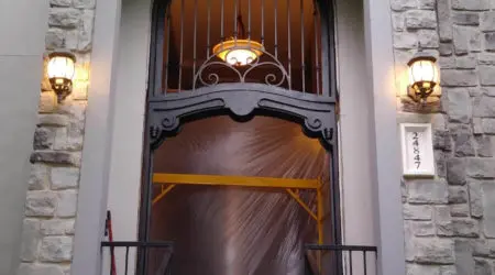 Custom iron door