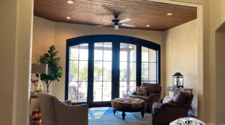 Custom iron door