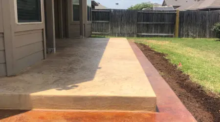 Stamped Concrete Patio