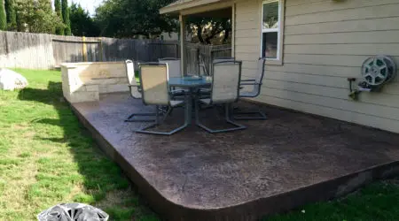Stamped Concrete Patio