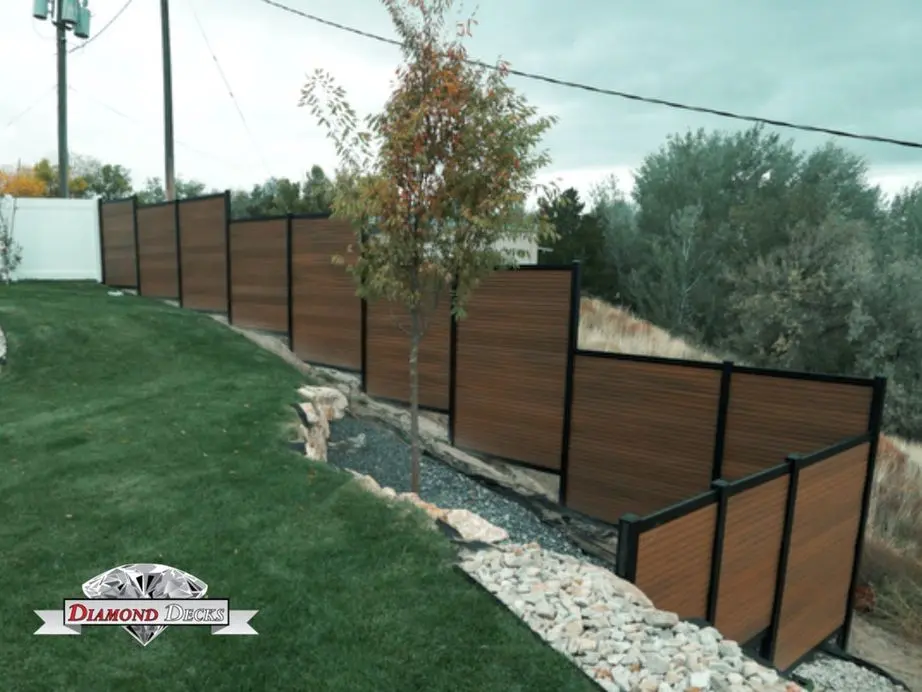 Composite privacy fence installation by Diamond Decks in San Antonio, TX (project photo 15)