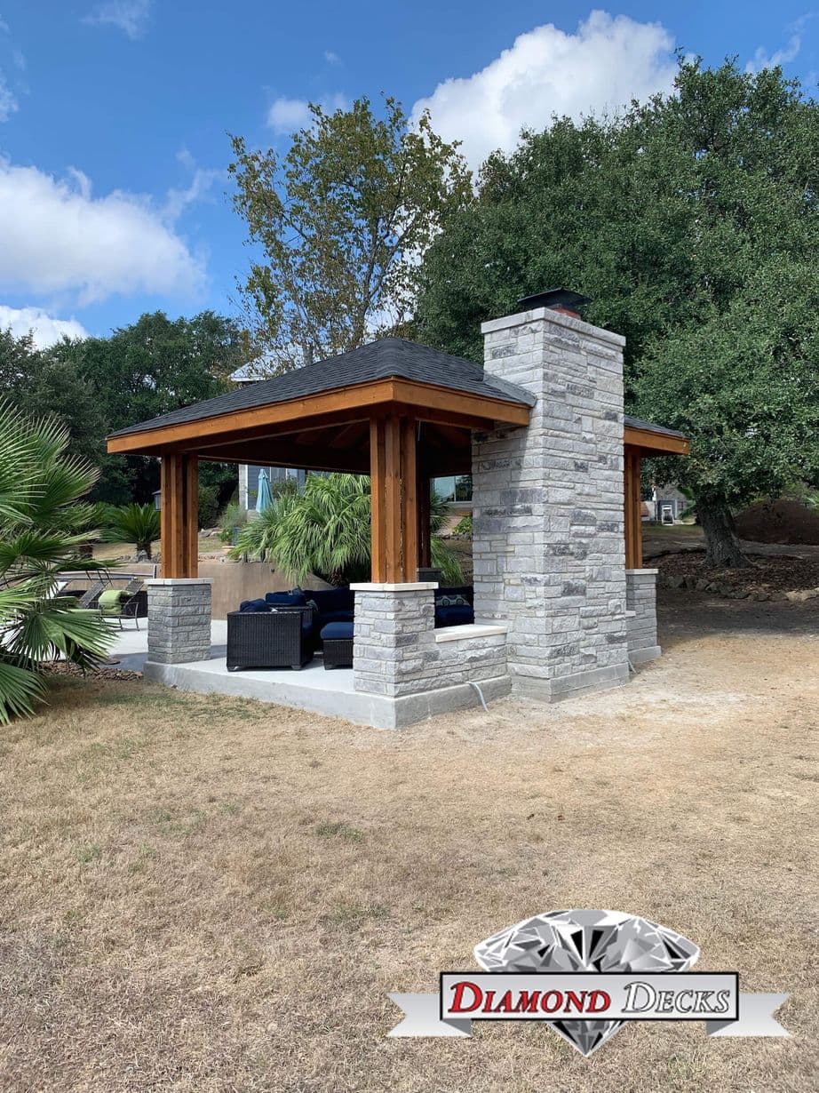 Backyard pavilion