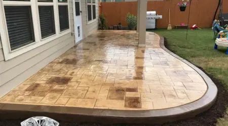 Stamped Concrete Patio