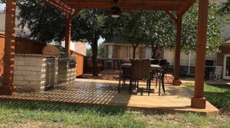Backyard pavilion