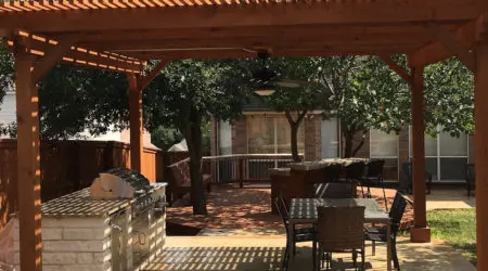 Backyard pavilion