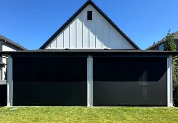 Retractable sun shade installation by Diamond Decks
