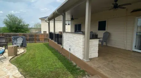 Stamped Concrete Patio