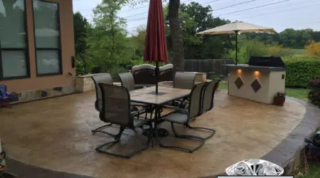 Stamped Concrete Patio