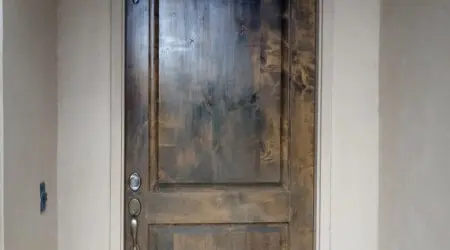 Custom iron door
