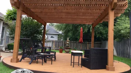 Backyard pavilion