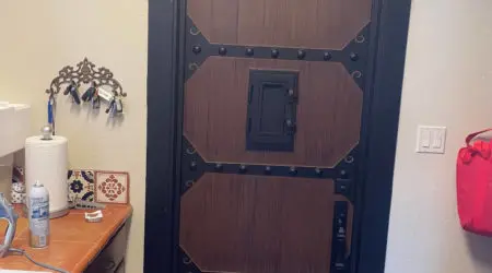 Custom iron door