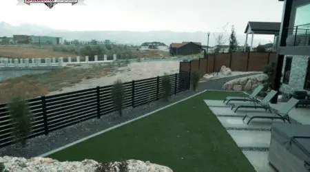 Composite privacy fence installation by Diamond Decks in San Antonio, TX (project photo 16)