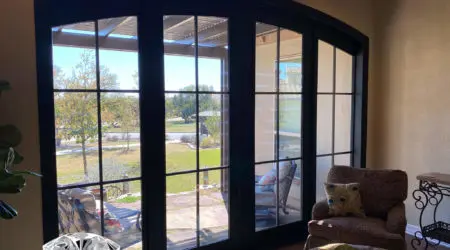Custom iron door