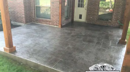 Stamped Concrete Patio