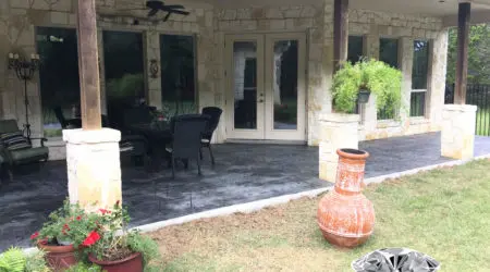 Stamped Concrete Patio