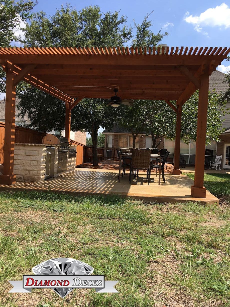 Backyard pavilion