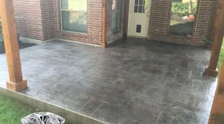 Stamped Concrete Patio