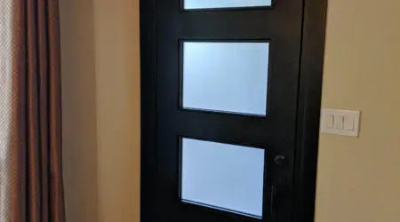 Custom iron door