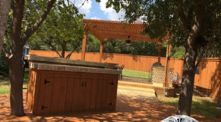 Backyard pavilion