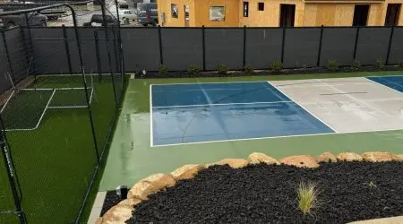 Composite privacy fence installation by Diamond Decks in San Antonio, TX (project photo 6)