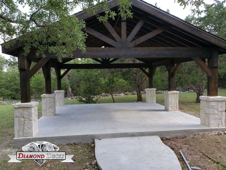 Backyard pavilion