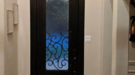 Custom iron door