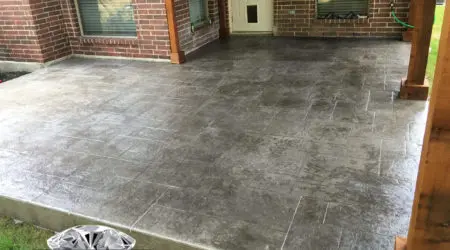 Stamped Concrete Patio
