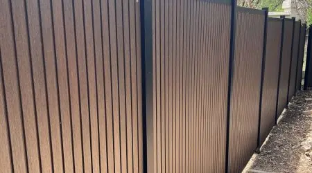Composite privacy fence installed by Diamond Decks in San Antonio, TX (project photo 2)