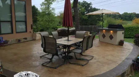 Stamped Concrete Patio