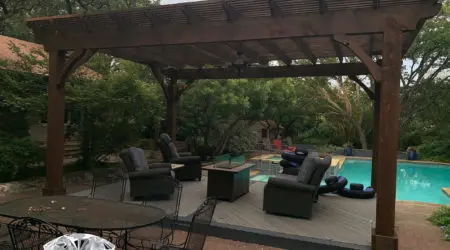 Backyard pavilion