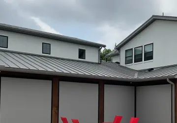 Retractable sun shade installation by Diamond Decks