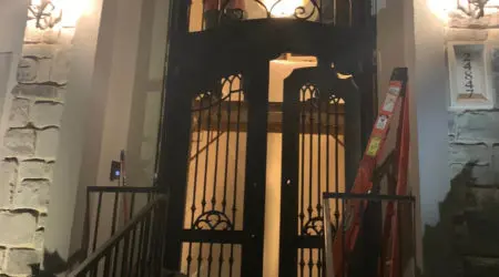 Custom iron door