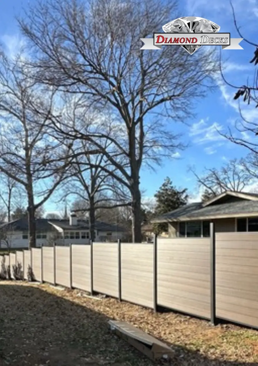 Composite privacy fence installation by Diamond Decks in San Antonio, TX (project photo 19)