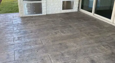 Stamped Concrete Patio