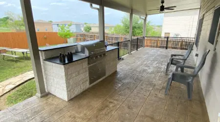 Stamped Concrete Patio