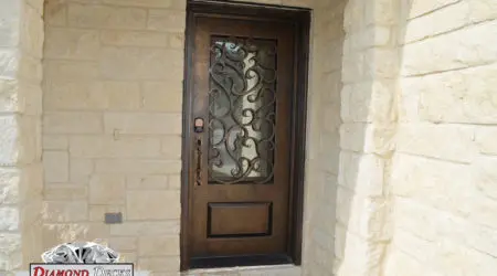 Custom iron door