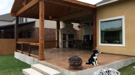 Stamped Concrete Patio
