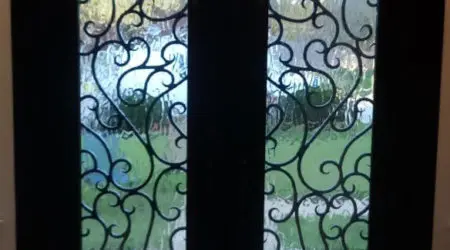Custom iron door