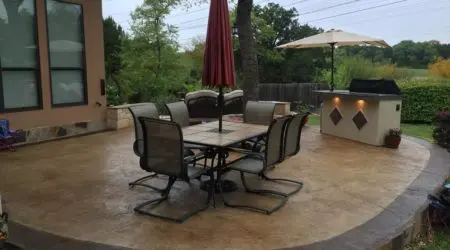 Stamped Concrete Patio