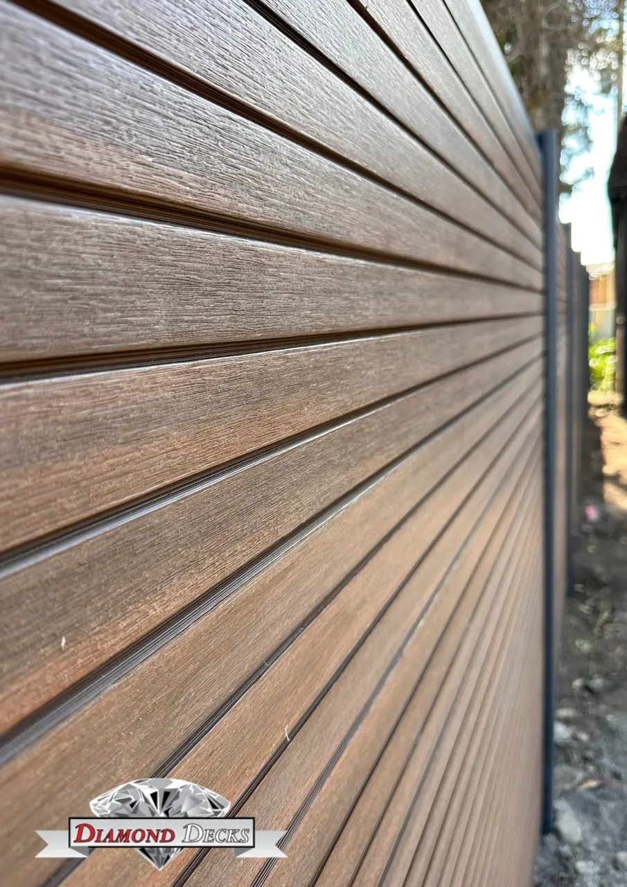 Composite privacy fence installation by Diamond Decks in San Antonio, TX (project photo 18)