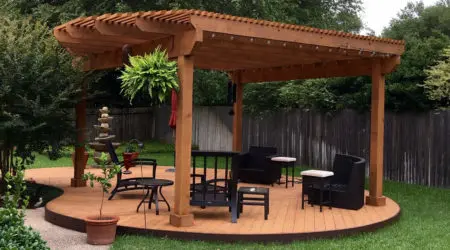 Backyard pavilion