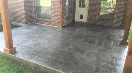Stamped Concrete Patio