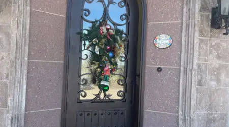 Custom iron door