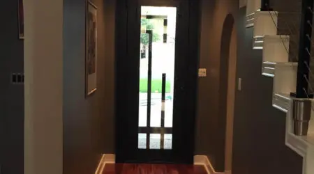 Custom iron door