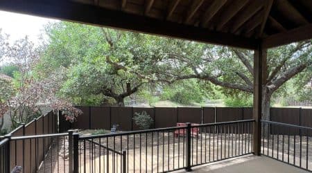 Custom patio cover project by Diamond Decks in San Antonio, TX (project photo 7)