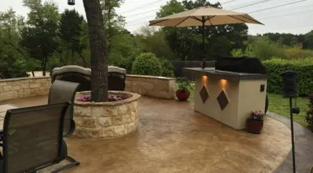 Stamped Concrete Patio