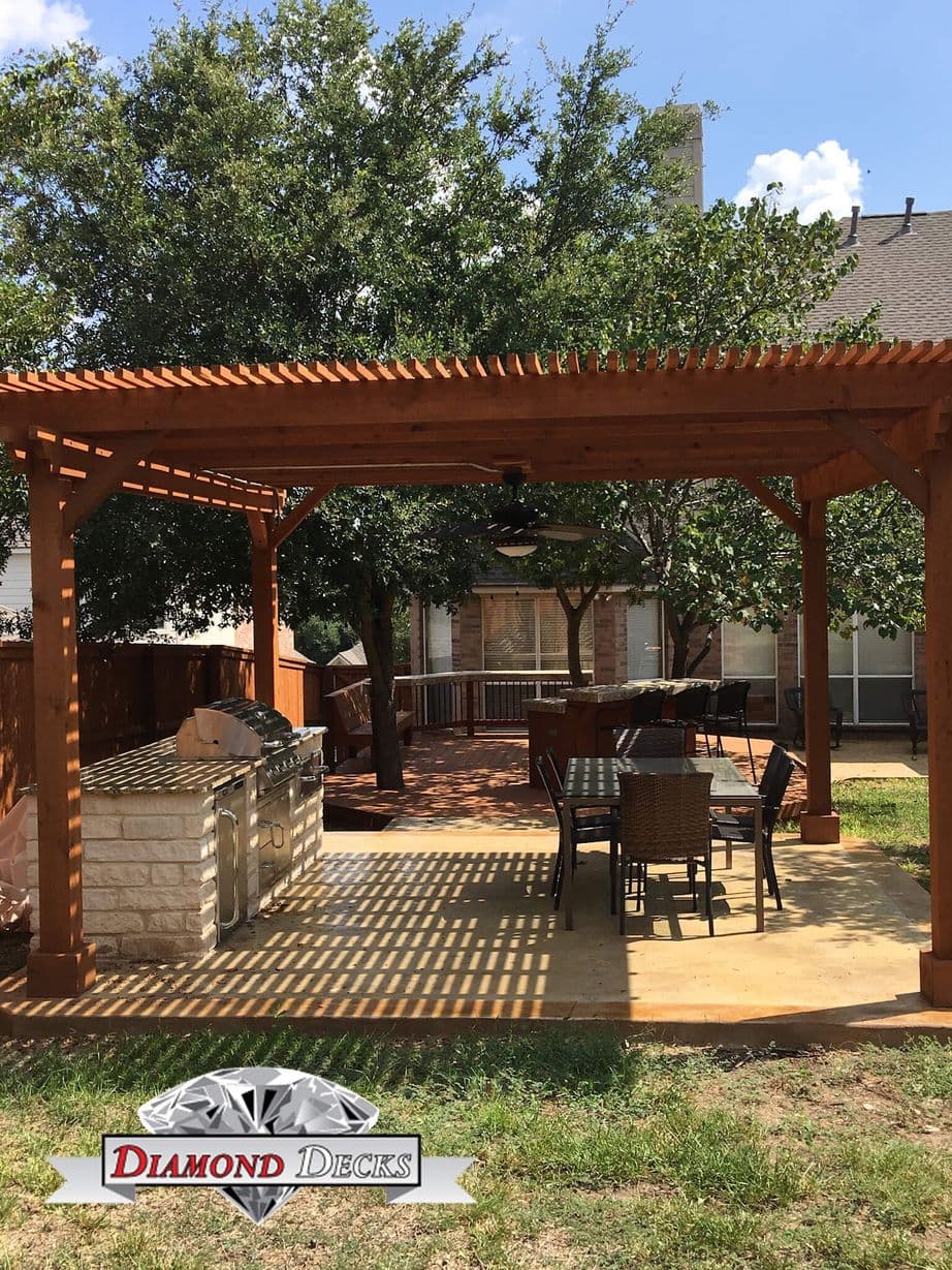 Backyard pavilion
