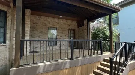 Custom patio cover project by Diamond Decks in San Antonio, TX (project photo 8)
